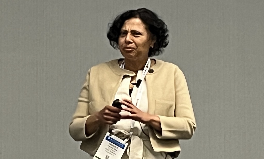 Nivedita Ojha, VP of products, Fort Robotics, discussed “Cybersecurity for Smart Machines: Tackling the Real-World Risks,” at Automate 2023 in Detroit. Courtesy: Chris Vavra, CFE Media and Technology