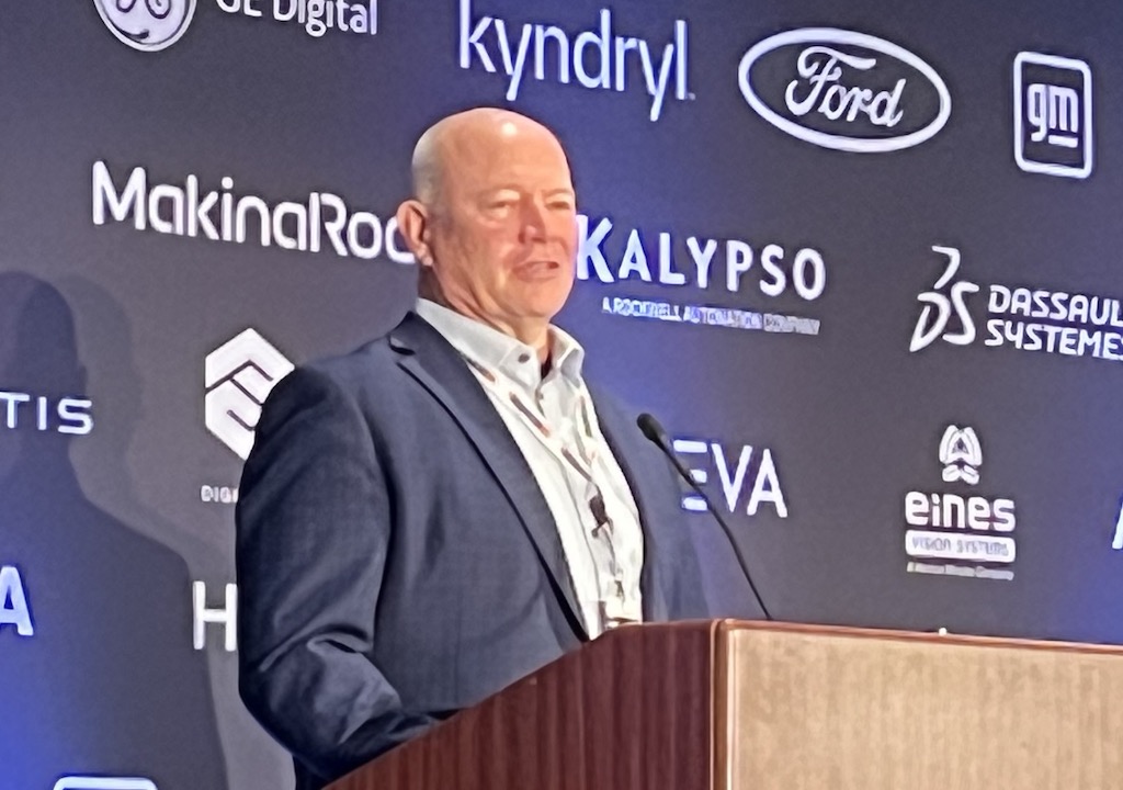 John Dyck, CEO of CESMII in his keynote speech “The Urgent Need To Accelerate The Adoption Of Smart Manufacturing In The US. Courtesy: Chris Vavra, CFE Media and Technology