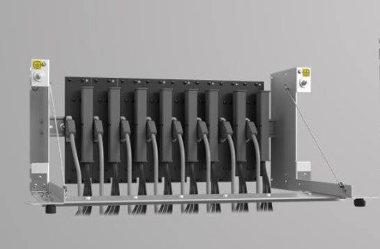 Photo 2: PLC or distributed control system (DCS) migration with Weidmuller’s MiBridge migration interfaces does not require any additional space in the control cabinet. The rack system takes the place of the old controller and combines the connection level and the new controller into one compact unit. Courtesy: Weidmuller