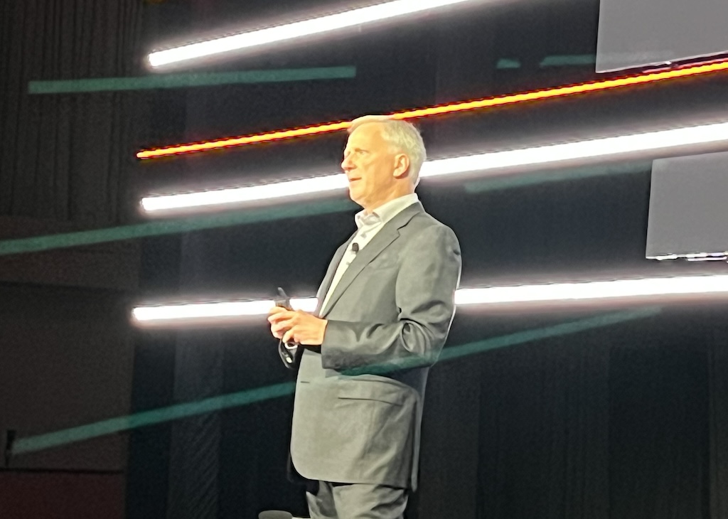 Honeywell Connected Enterprise president and CEO, Kevin Dehoff, at the Honeywell Connect event in Dallas.