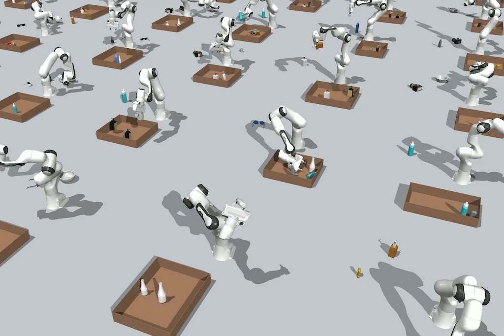 MIT researchers are using generative AI models to help robots more efficiently solve complex object manipulation problems, such as packing a box with different objects. 