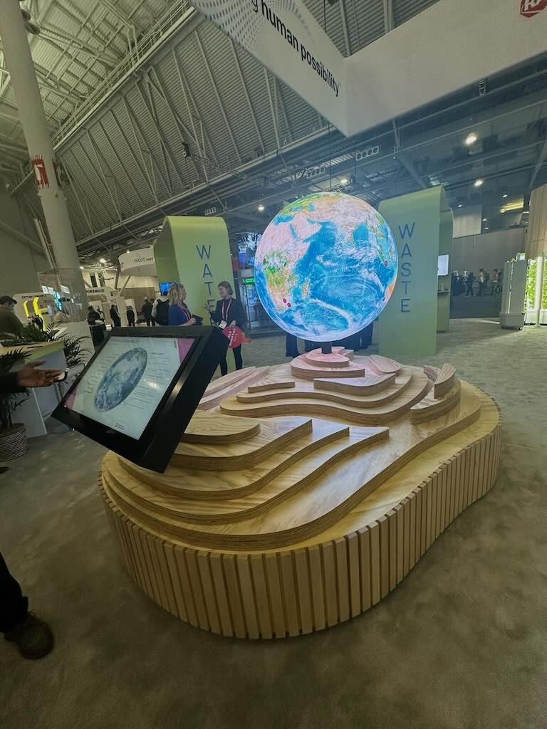 More than 50 sustainability application success stories are part of this sustainability display, said Sinethemba Zulu, sustainability technology architect, Rockwell Automation at Automation Fair 2024.