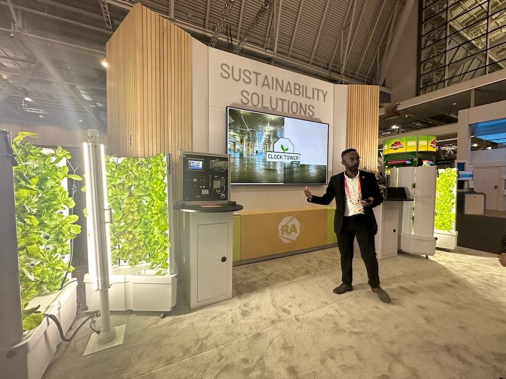 In mid-2024, a Rockwell Automation-Fork Farms partnership will grow produce at the Rockwell Automation headquarters in Milwaukee, said Sinethemba Zulu, sustainability technology architect, Rockwell Automation at Automation Fair 2024.
