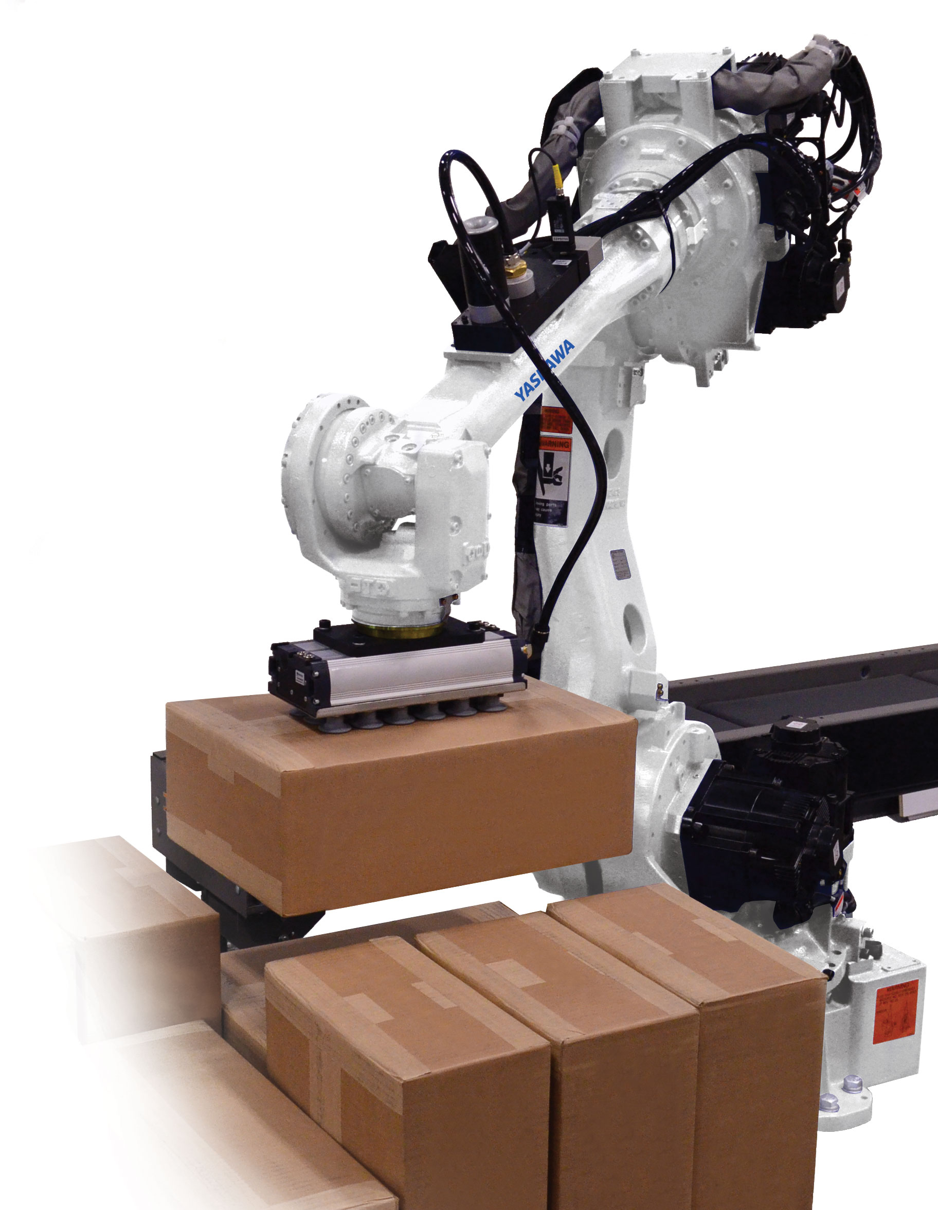 Figure 3: Robotic depalletizing helps with material movement in a plant for facility.