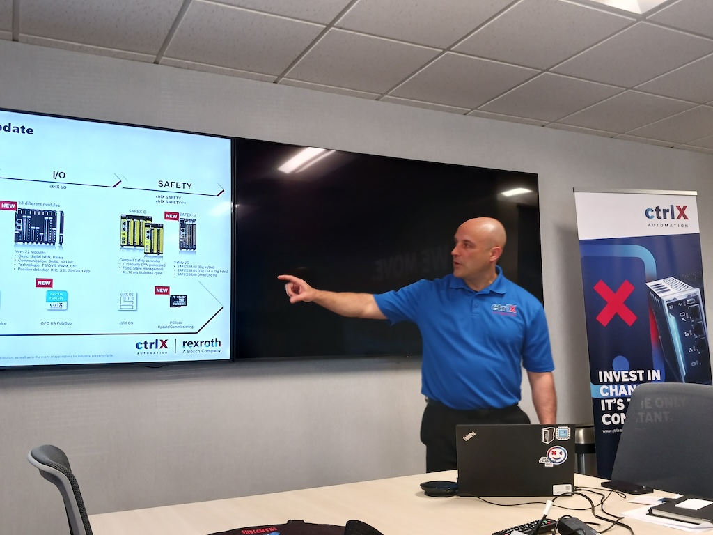 Figure 4: Using and upgrading capabilities of ctrlX Controls and ctrlX Software is easier because of the app-store concept, noted Ed Polzin, product manager for controls hardware, Bosch Rexroth. 