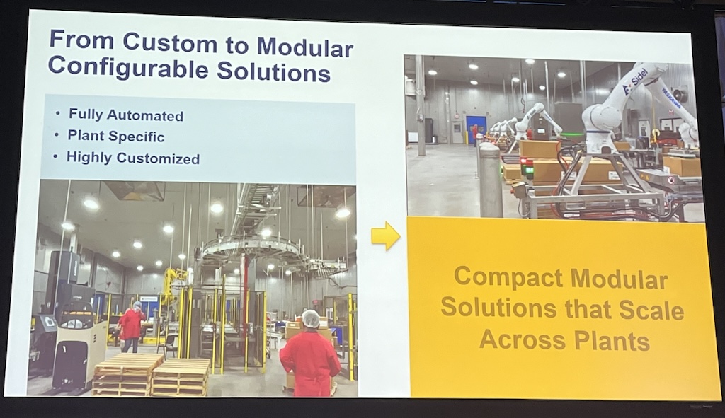 Chetan Kapoor, head of optimization and automation, Tyson, said they are emphasizing modular configurable solutions in their day-to-day operations.