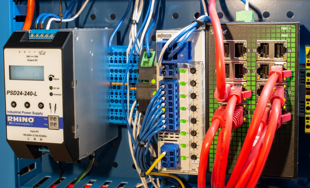Figure 2: AutomationDirect offers power supplies, UPS’es, ECBs, and Ethernet network switches which provide various redundancy capabilities, and can be monitored and controlled remotely for improved control system uptime. Courtesy: AutomationDirect