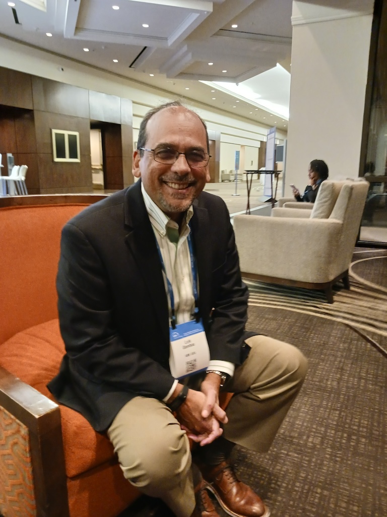 Figure 4: Luis Gamboa, segment director for global partner business, discussed ABB Ability Connected Worker applications, ABB Advanced Batch Management and ABB Ability PlantInsight – Operator Assist at the 2024 ARC Leadership Forum in Orlando. 
