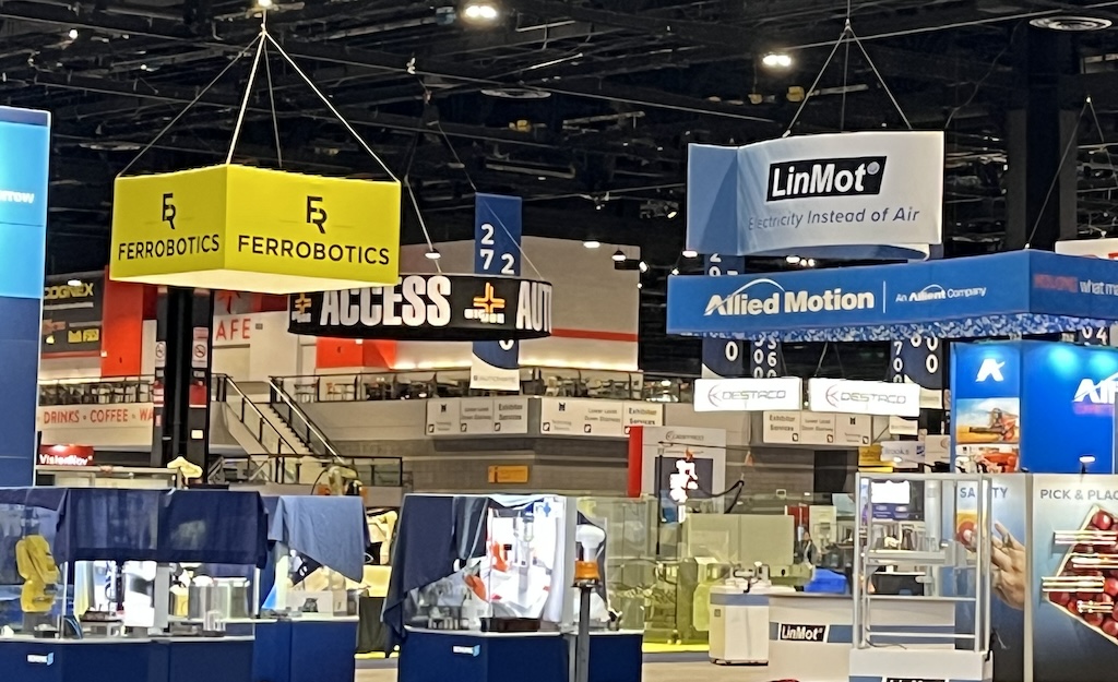 Many companies at automate were trying to showcase improved automation solutions and giving people better tools to do their job. 