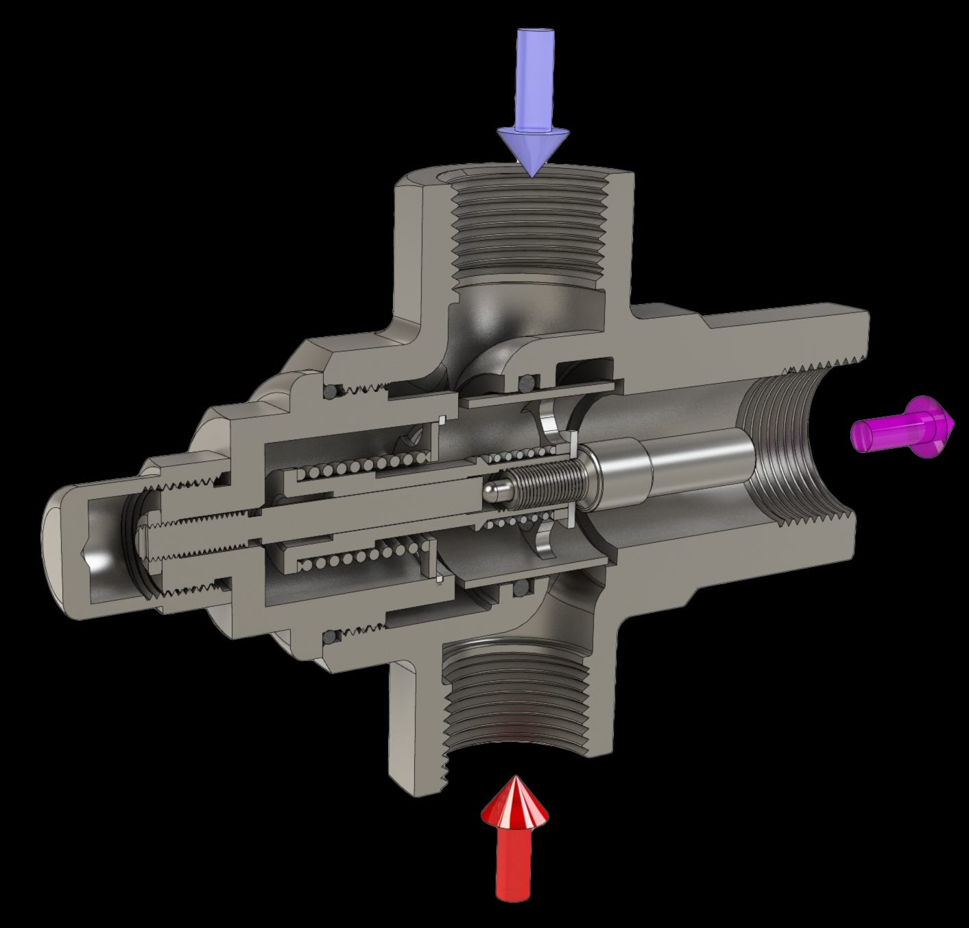 A mixing valve is crucial in industrial, aerospace and defense systems where precise fluid temperature control is necessary. Courtesy: ThermOmegaTech