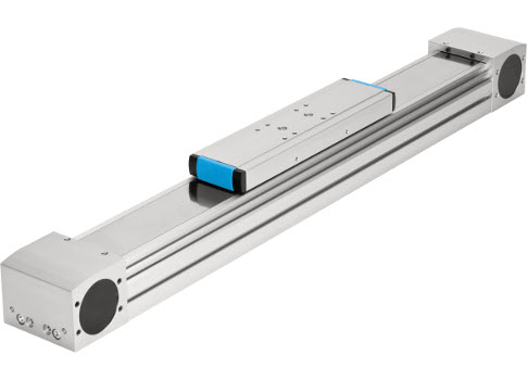 The ELGA-TB-RF uses roller bearing guides, it can be used in rugged and built-to-last solution for dynamic, long-stroke applications where high speeds, feed forces, and accelerations are required. Courtesy: Festo