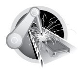 Control Engineering machine control - robotic icon