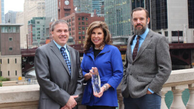 Steven Schneebeli (left), lead and director of engineering/IT; Nancy Lange (center), co-founder and COO; and Matt Scott, lead and director of mentorship at Malisko Engineering. Courtesy: Katie Spain, CFE Media and Technology