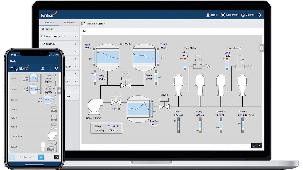 Figure 2: Mobile-responsive design lets the HMI/SCADA designer design once, then see screens formatted perfectly on all devices. Courtesy: Inductive Automation