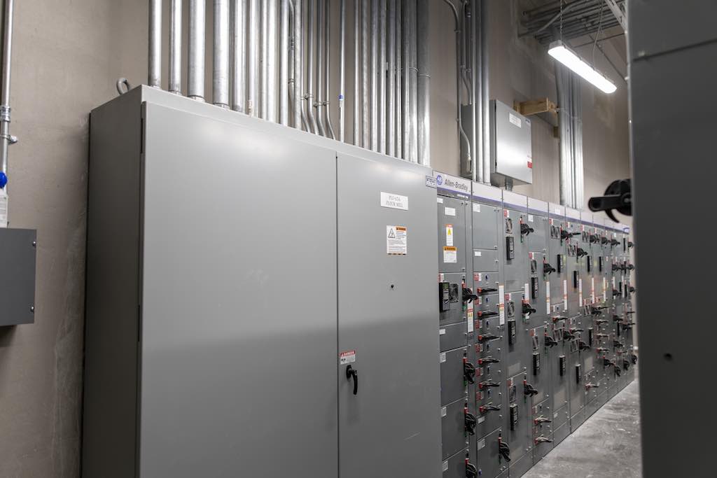 Figure 5: The Rockwell programmable logic controller (PLC) system was integrated to the Allen-Bradley motor control centers (MCCs) via Ethernet. Courtesy: Interstates