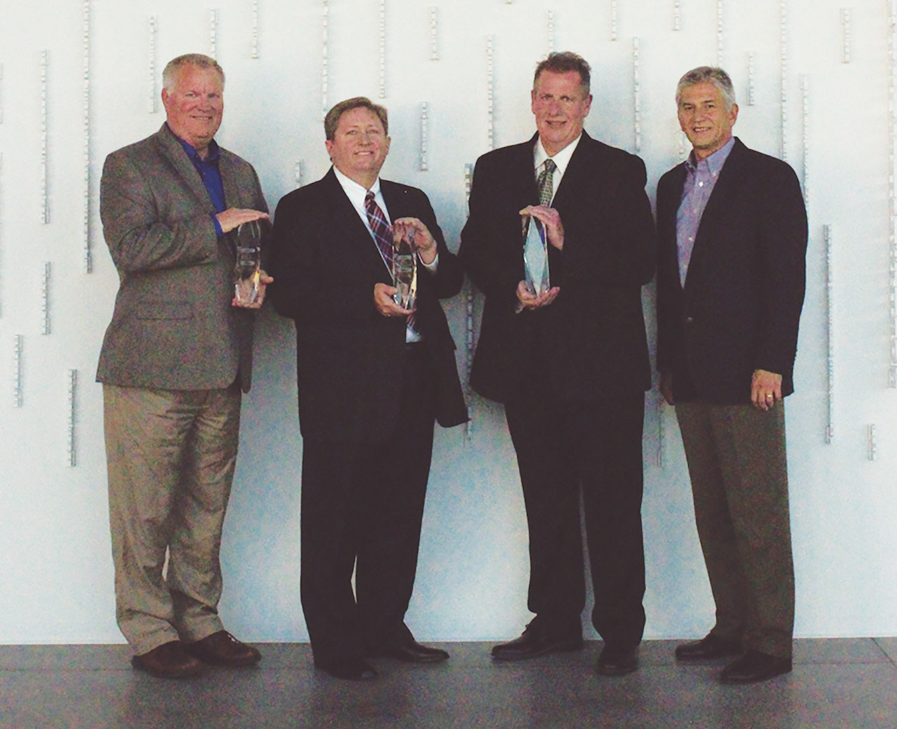 Left to right: Mike Bosworth, president, NorthWind Technical Services; Ron Rich, CEO, Polytron; Doug Fagaly, chief strategy officer, E-Technologies Group; Steve Veldhuis, chief technology officer, E-Technologies Group. Courtesy: Katie Spain, CFE Media