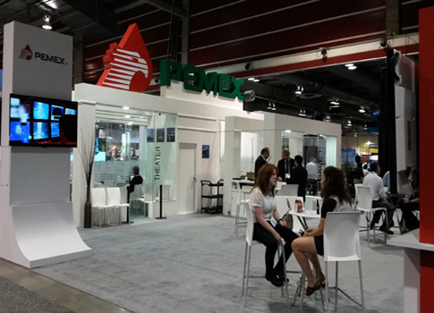 Pemex's booth at the Global Petroleum Show in Calgary, AB. Courtesy: Eric R. Eissler