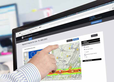 Operators for the Columbia Pipeline Group expect to be able to get current data on pipeline conditions anytime, on any device, thanks to an advanced analytics application. Courtesy: GE