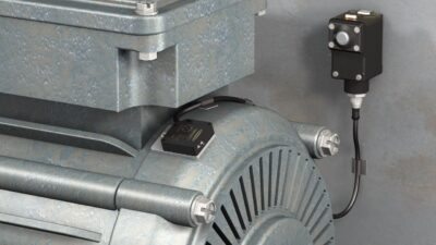 Monitoring vibration and temperature using machine learning improves reliability, reduces unplanned downtime and saves maintenance costs. Courtesy: Banner Engineering