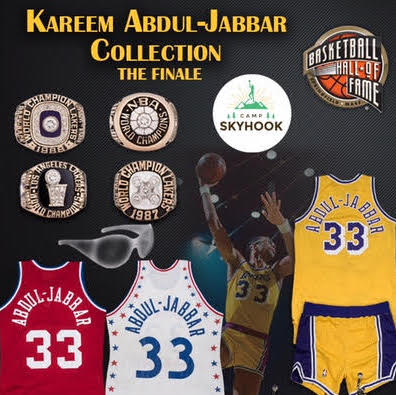 Kareem Abdul-Jabbar's memorabilia auction for his STEM camp netted almost $3 million. Courtesy: Camp Skyhook
