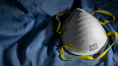 Some health care professionals are experiencing a shortage of personal protective equipment, such as N95 respirators. Courtesy: David Staack, Texas A&M University