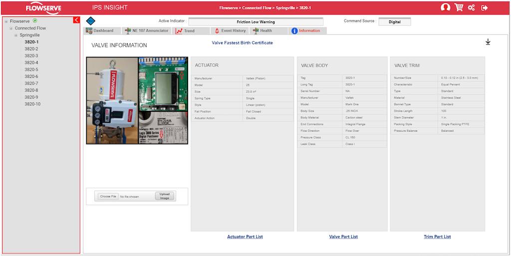 Figure 4: Comprehensive device information and parts list to prepare work order for maintenance. Courtesy: FDT Group