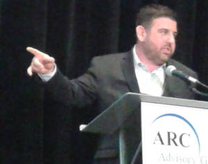 Keith Holliday, president and CEO of Global Drilling Support, said remote monitoring has helped the manufacturer of top drives, the large electric-motor that powers oil rig drill bits. Holliday spoke at the ARC Group Industry Forum, in Orlando, Fla. Court