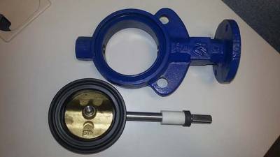Figure 1: Butterfly valves control the flow of materials through a pipe within processes using a disc mounted on a central shaft. Courtesy: Cross Company Process Instrumentation & Controls