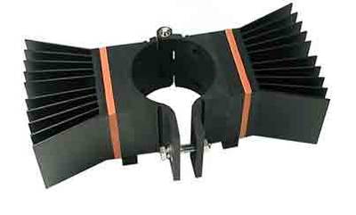 Figure 2: II-VI Marlow PowerStrap with two Thermoelectric Generators.