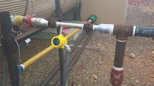 Figure 2: Installed ST51 flowmeter. Courtesy: FCI