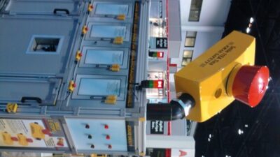 Jokab Safety giant E-Stop at Pack Expo 2010
