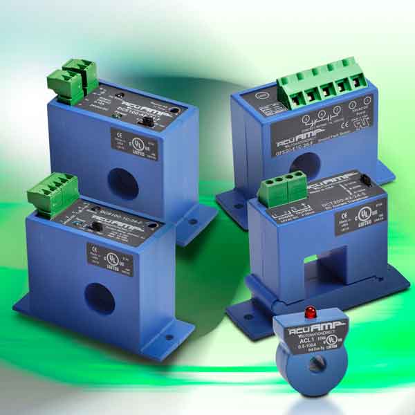GFS series of ground fault sensors from AutomationDirect monitors all current-carrying conductors in grounded single and three-phase delta or wye systems.