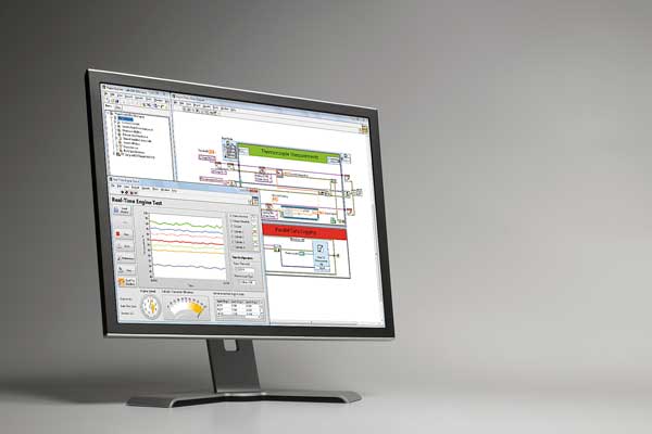 National Instruments LabVIEW 2011 accelerates engineers' productivity with easier hardware integration, new engineering-specific software libraries, and ability to interact with nearly any hardware device or target. Courtesy: NI