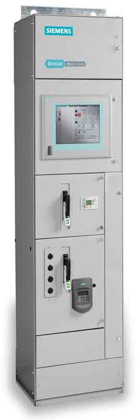 Siemens tiastar Smart motor control center, designed for the advanced needs of high end process industries and leveraging Profibus technology, this is one of four redesigned MCCs; arc flash resistance can be applied to any of the units. Courtesy: Siemens