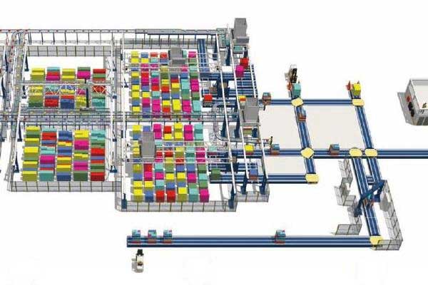 RMT Robotics Robotic Case and Layer Picking System diagram close-up, excerpt. Courtesy: RMT Robotics