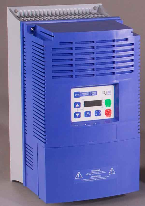 Lenze SMVector NEMA 1 Inverter Drives are available in 40 hp, 50 hp, and 60 hp; new drives are said to be compact and cost-effective. Courtesy: Lenze