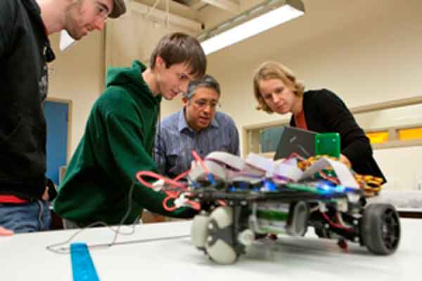 Worcester Polytechnic Institute (WPI) became the first U.S. university to receive undergraduate robotic engineering accreditation from ABET (formerly the Accreditation Board for Engineering and Technology), retroactive to October 2009. Courtesy: WPI