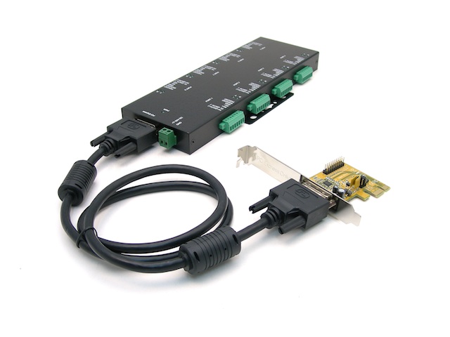 Aaxeon Technologies' MSC-208C Industrial 8-port Universal Input PCI Express Card. Courtesy: Aaxeon Technologies