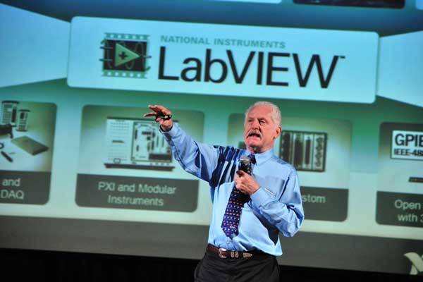 Dr. James Truchard, the CEO, president and cofounder of National Instruments. Dr. James Truchard, the CEO, president and cofounder of National Instruments.