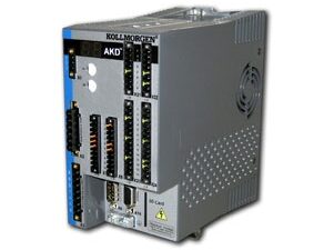 The AKD servo drive is able to support the functionality of the base analog drive, indexing drive, CANopen drive and EtherCAT drive. Courtesy: Kollmorgen