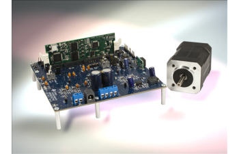 The DRV8312 motor control kit features a 32-bit Stellaris microcontroller and motor driver to spin three-phase brushless DC motors in minutes. Courtesy: Texas Instruments