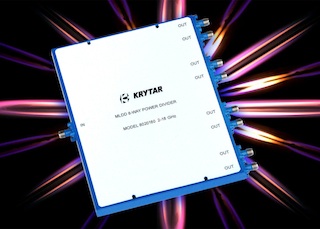Krytar's power dividers use proprietary design to produce matched-line directional dividers (MLDD) and can be manufactured to meet military specifications. Courtesy: Krytar