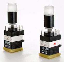 The SW44832 by Electro-Mech enables the user to specify a value with the SPST switch, allowing a circuit or channel to open automatically at the preset level. Courtesy: Electromech
