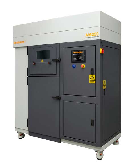 Two new Renishaw additive manufacturing systems are designed for rapid material changeover and low cost of ownership, making parts from 3D CAD files. Courtesy: Renishaw
