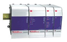The Ethernet Data Acquisition System (EDAS CE) by Intelligent Instrumentation captures analog, digital, and/or serial inputs. It also provides real-time control and storage during network downtimes. Courtesy: Intelligent Instrumentation