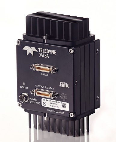 The Piranha4 8k CMOS camera is designed for automatic optical inspection and is uses bilinear line scan technology. Courtesy: Teledyne Dalsa