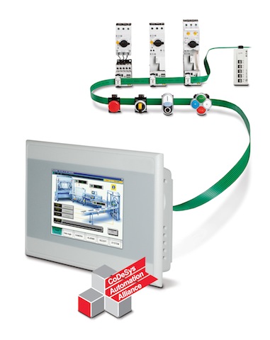 The XV series by Eaton is an HMI that incorporates PLC functionality and is designed to enable remote intelligence for smaller and smarter machines. Courtesy: Eaton