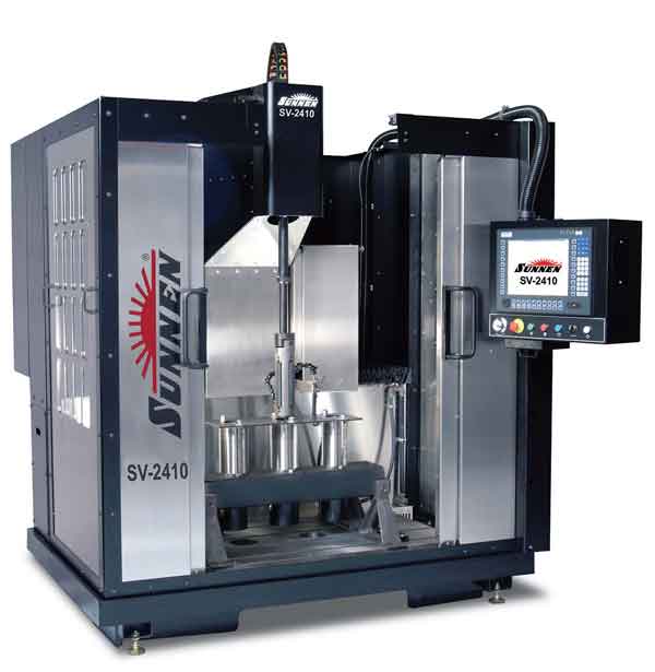Sunnen Products has new servomotor and drive technology under the hood of its three primary vertical honing platforms, bringing additional capabilities, speed, accuracy, and safety to the machines. Courtesy: Sunnen Products