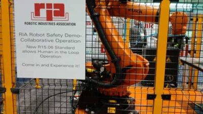RIA robotic safety standard was discussed at PACK EXPO 2012. Courtesy: CFE Media