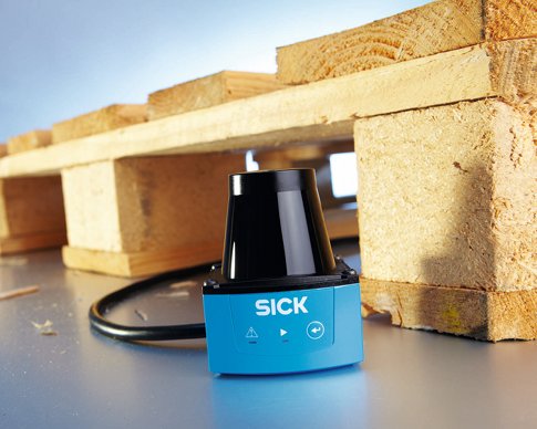 The TiM310 field detection laser scanner is designed for anti-collision and presence detection and has a 270° scanning range for field detection applications. Courtesy: SICK